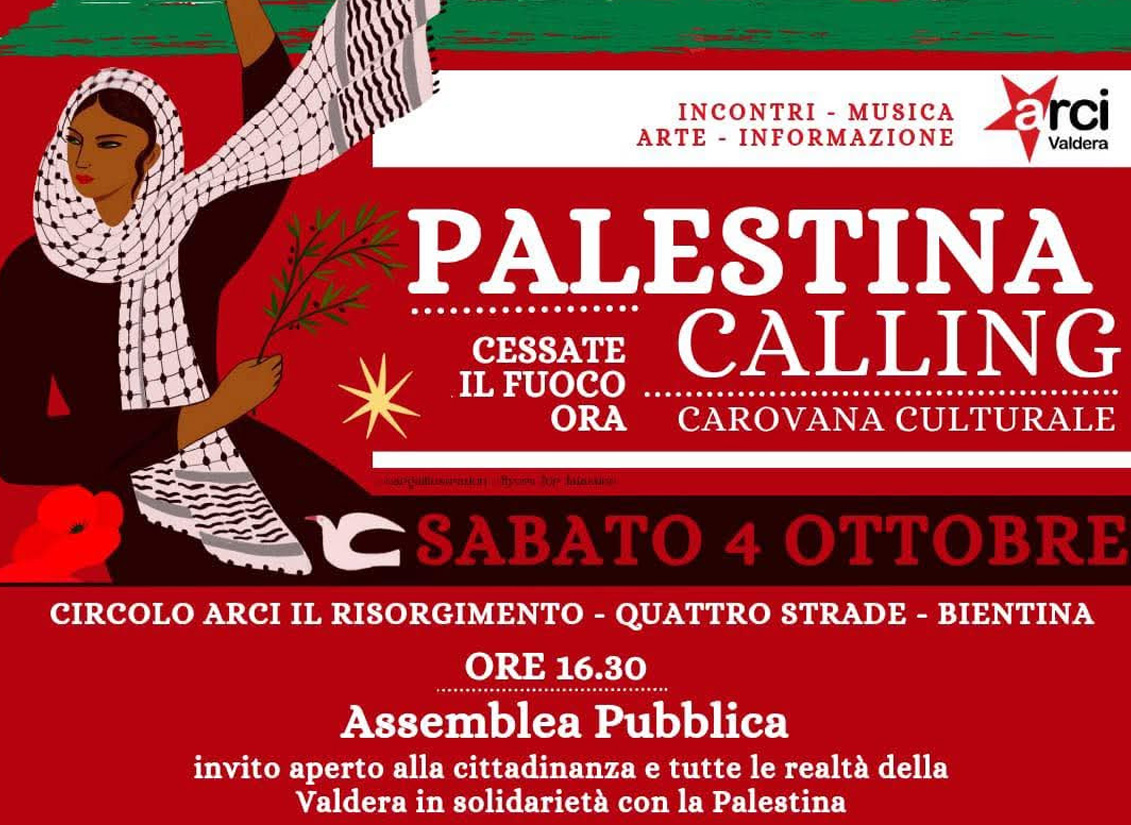 PALESTINA CALLING Carovana culturale.