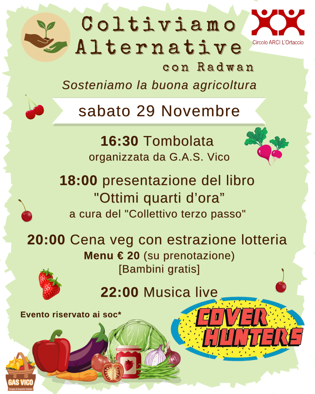 Coltiviamo Alternative con Radwan – Sosteniamo la buona agricoltura