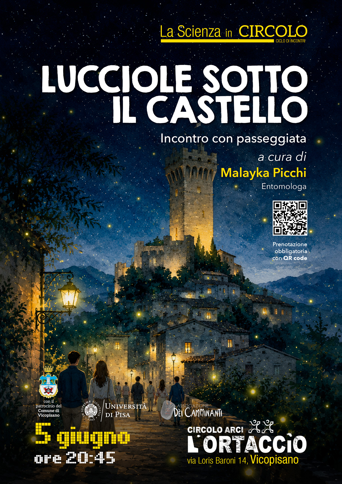 Lucciole sotto il Castello