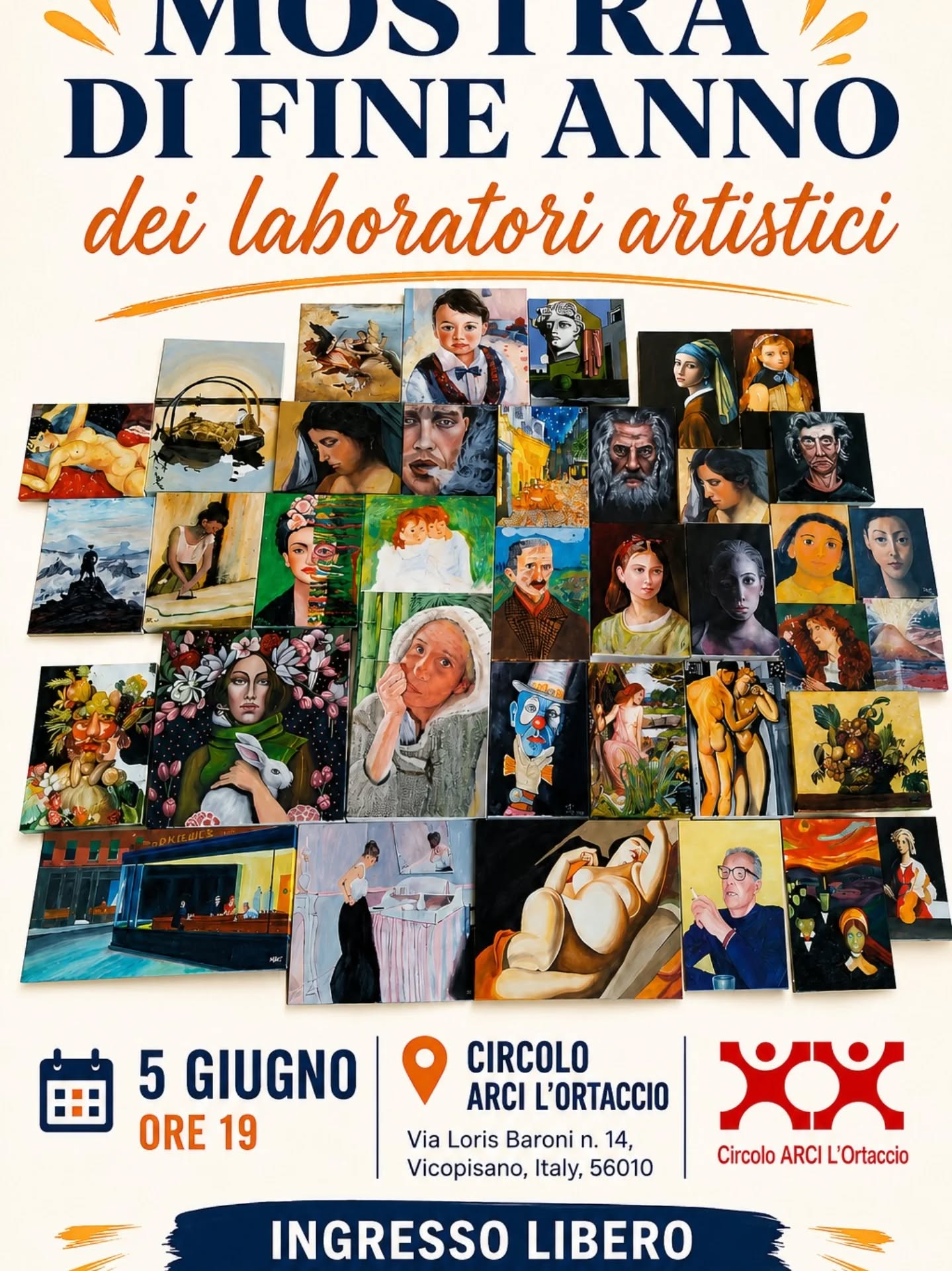 MOSTRA di fine anno dei LABORATORI ARTISTICI