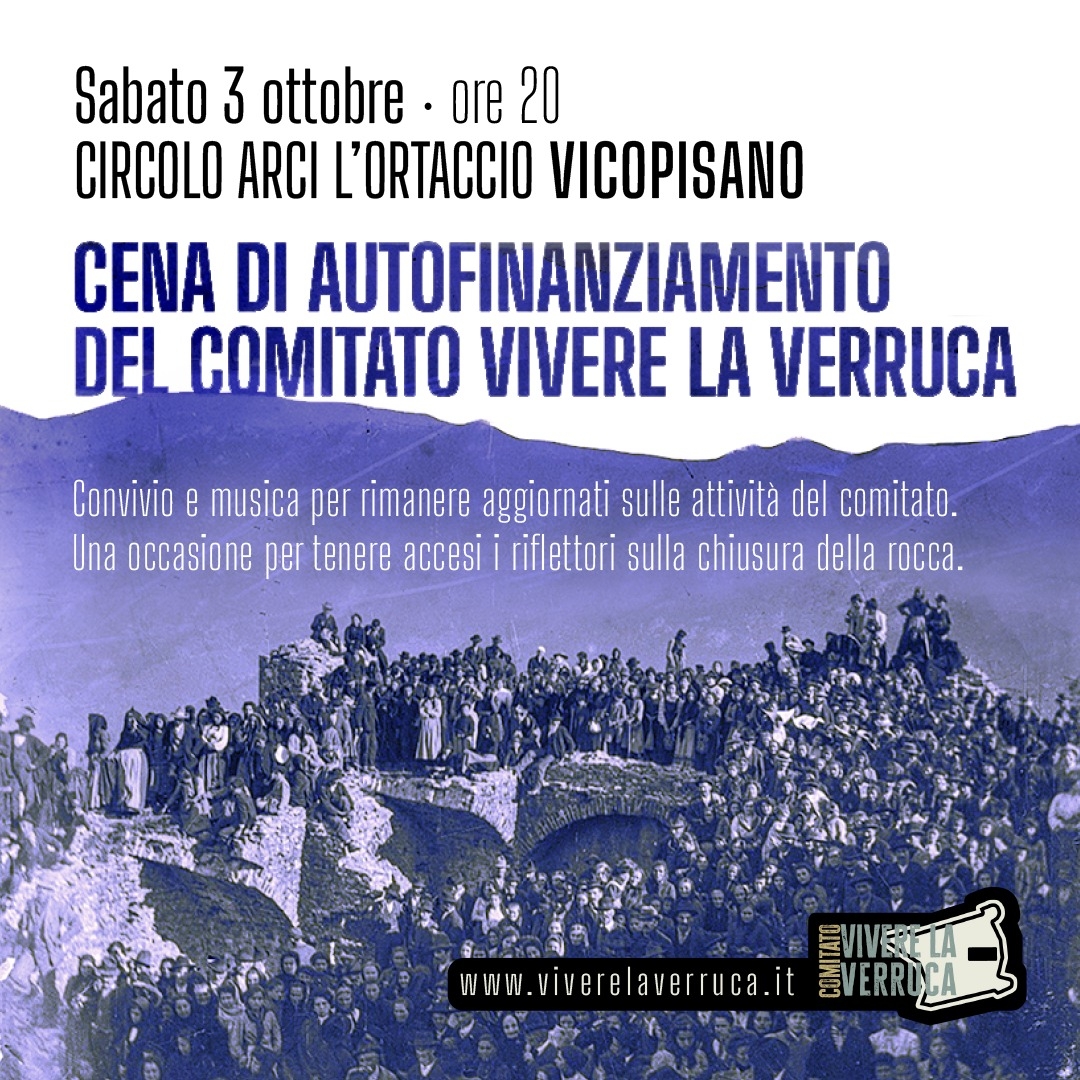 COMITATO VIVERE LA VERRUCA – Cena di autofinanziamento